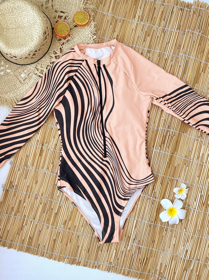 Long Sleeve One-Piece Swimsuit