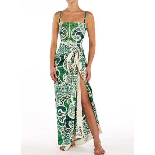 Slim Print One-Piece Swimsuit