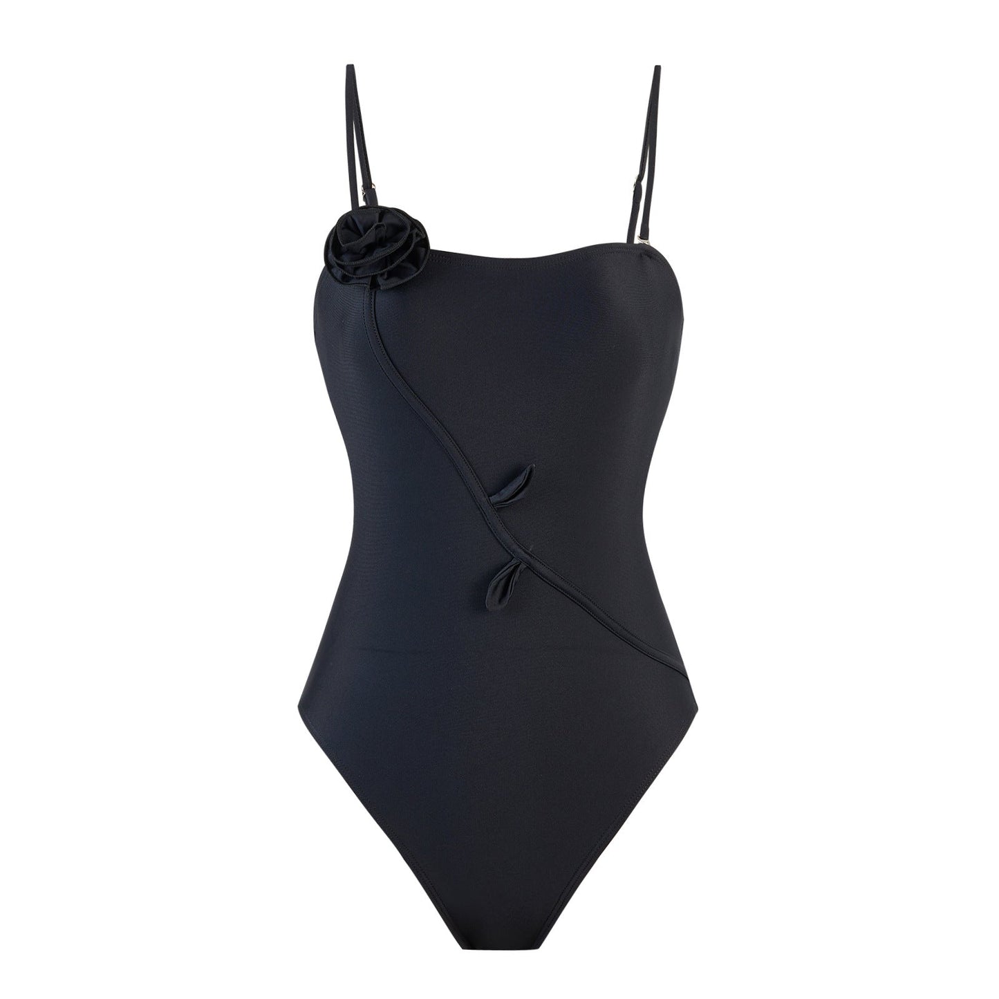 3D Ruffle One-Piece Swimsuit