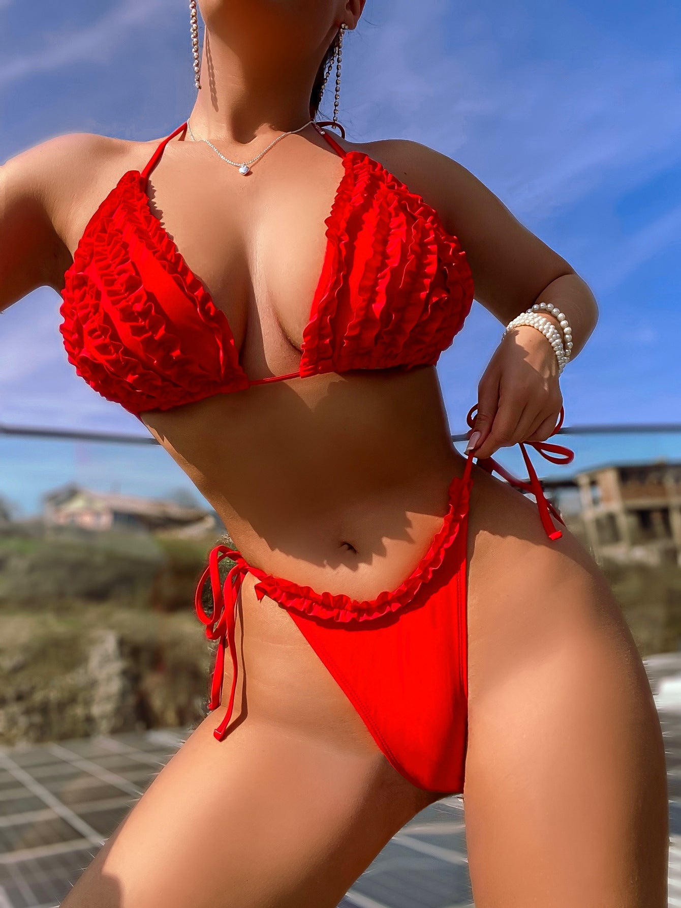 Bandage One-Piece Swimsuit