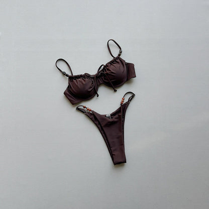 Solid One-Piece Swimsuit
