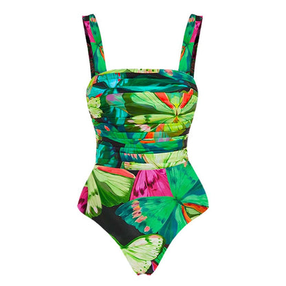 Butterfly Print One-Piece Swimsuit