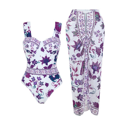 Digital Print One-Piece Swimsuit