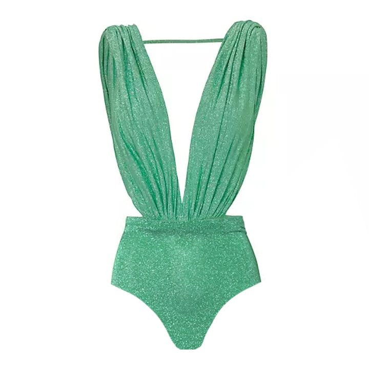 Solid One-Piece Swimsuit