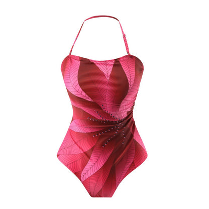 Digital Print Modest One-Piece Swimsuit