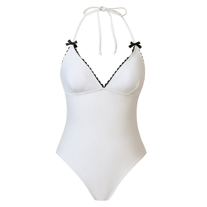 Black & White One-Piece Swimsuit