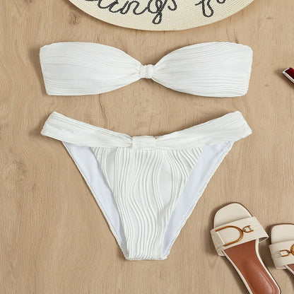 Classic Slit One-Piece Swimsuit