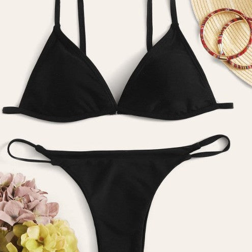Open Back Beach Bikini Set