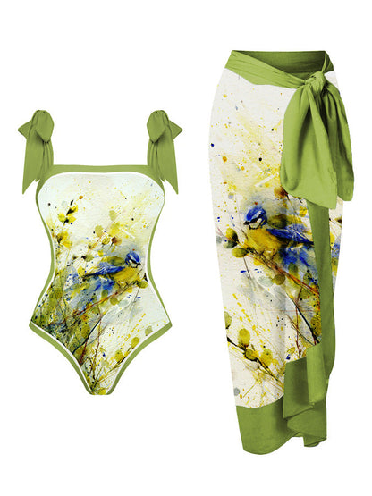 Multicolor One-Piece Swimsuit