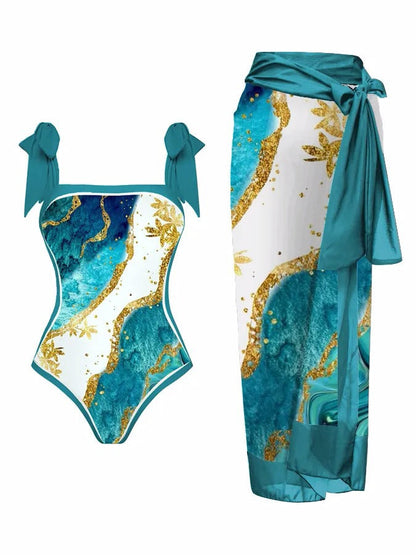 Multicolor One-Piece Swimsuit