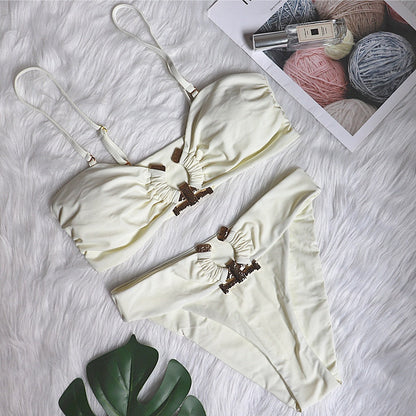 Metal Embellished One-Piece Swimsuit