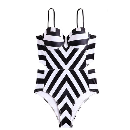 Geometric Print Bikini Set