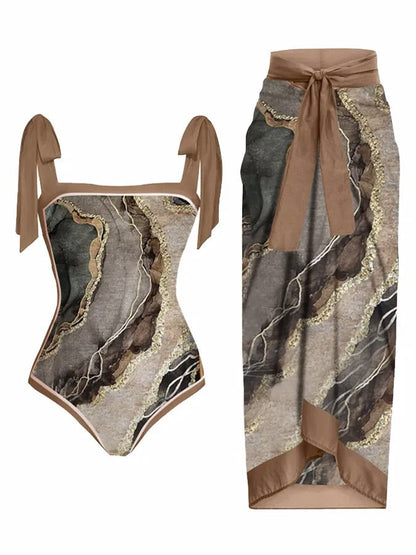Multicolor One-Piece Swimsuit