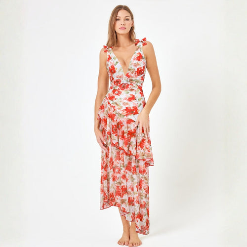 Bow One-Shoulder One-Piece Swimsuit