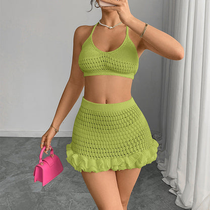 Knit Beach Bikini Set