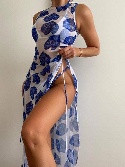 Mesh One-Piece Swimsuit
