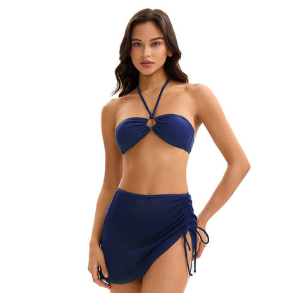 Open Back Triangle Bikini Set