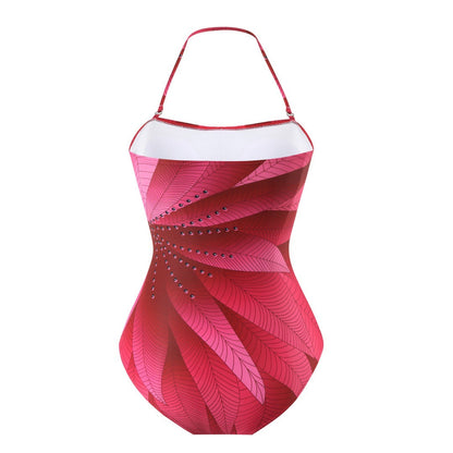 Digital Print Modest One-Piece Swimsuit