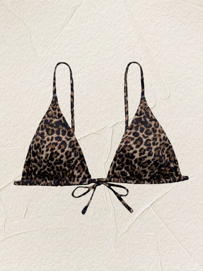 Leopard Print One-Piece Swimsuit