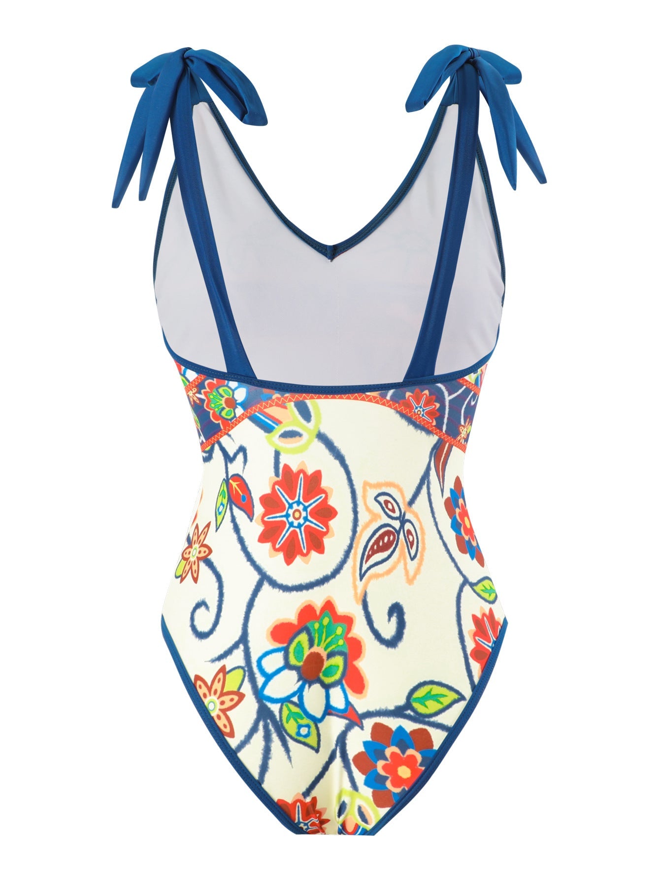 French Two-Piece One-Piece Swimsuit