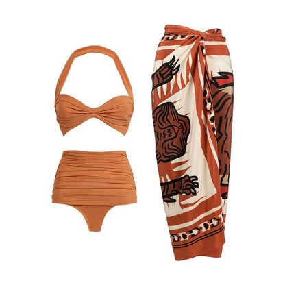 Halter Vacation Bikini Set
