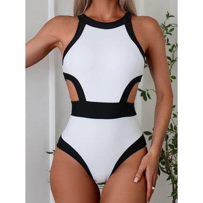 Black One-Piece Swimsuit