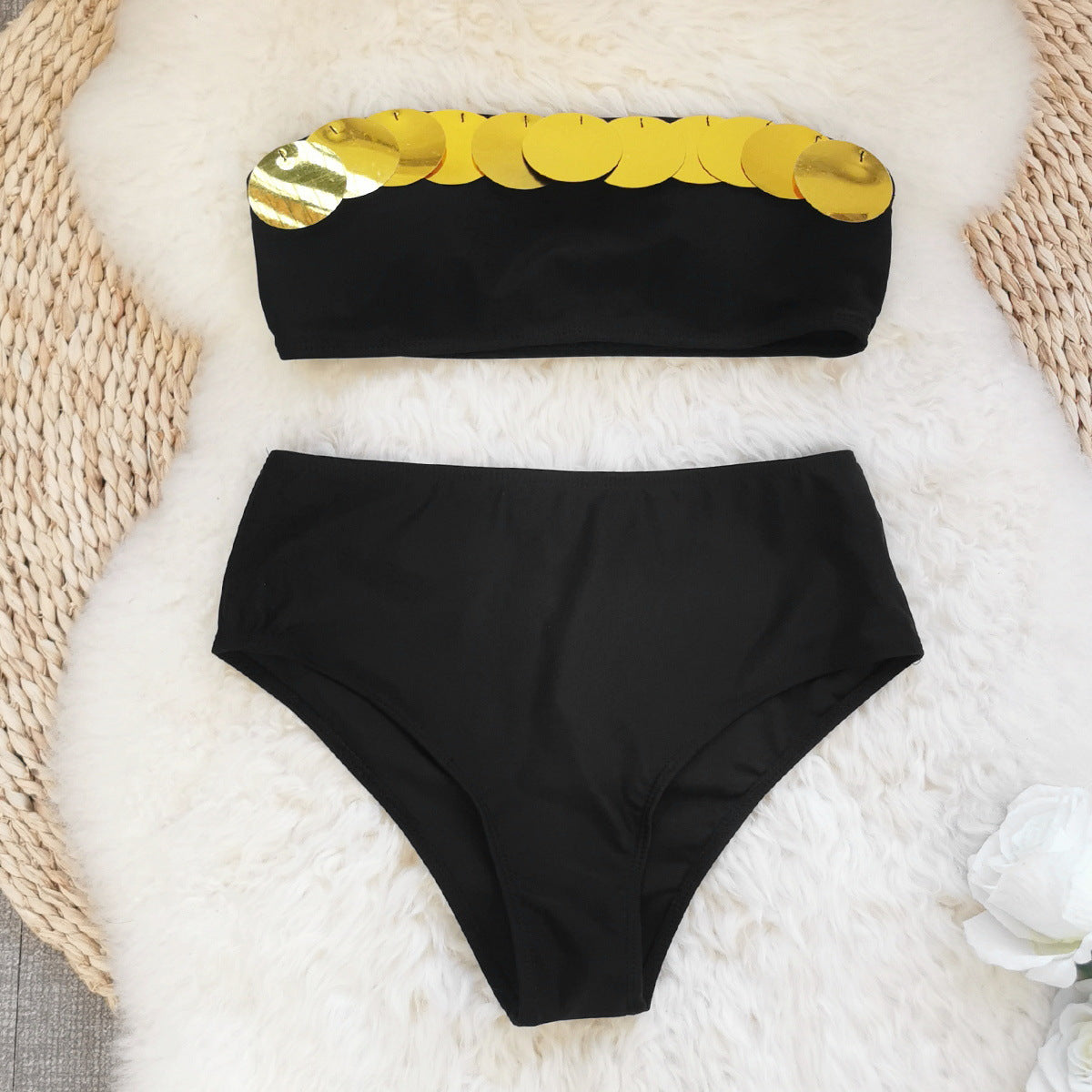 Black One-Piece Swimsuit