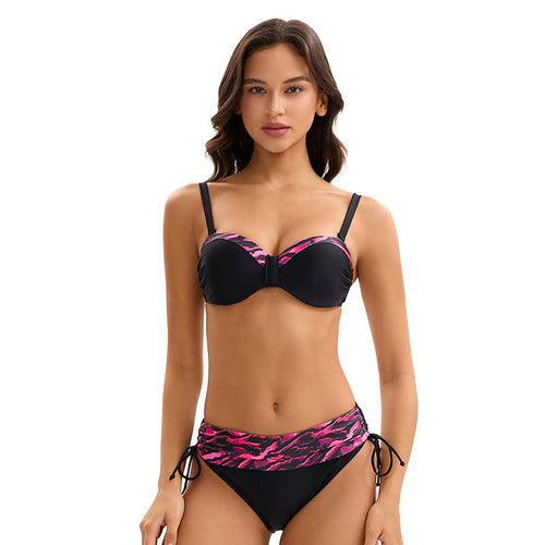 Open Back Triangle Bikini Set