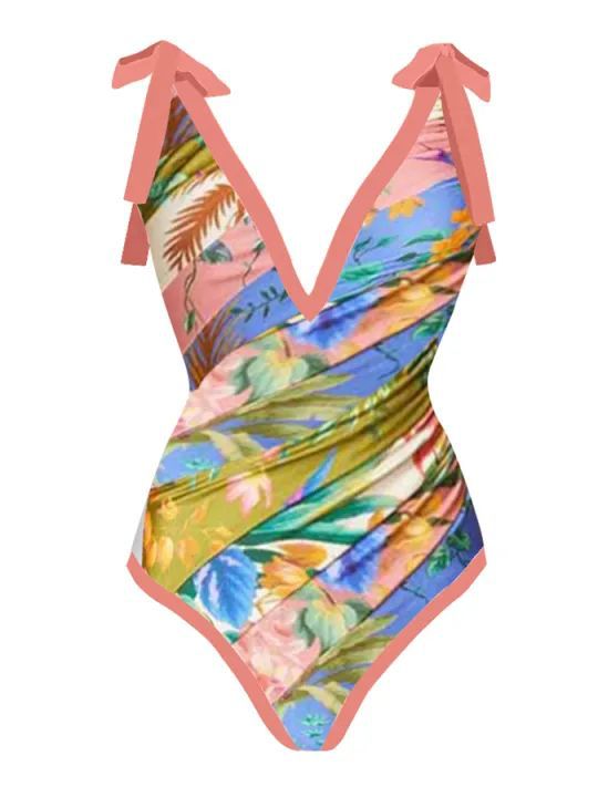 Modest One-Piece Swimsuit