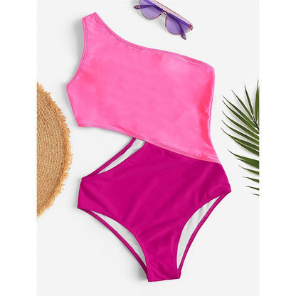 Colorblock Bikini Set