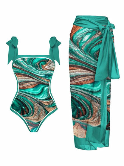 Multicolor One-Piece Swimsuit