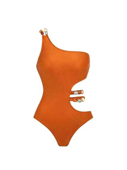 French Tulle One-Piece Swimsuit