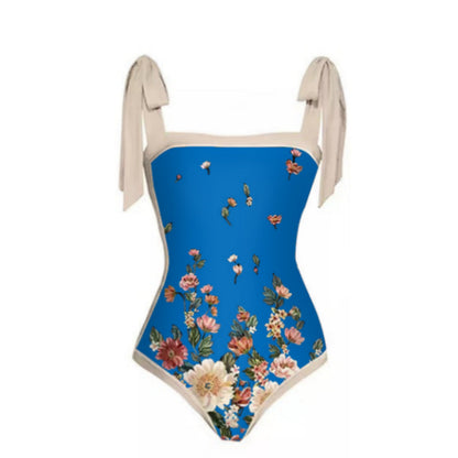 Mesh Two-Piece One-Piece Swimsuit