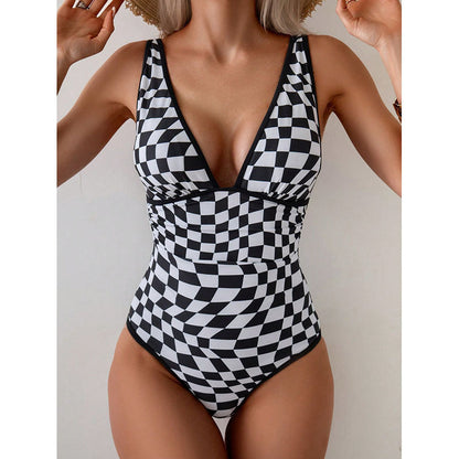 Halterneck One-Piece Swimsuit