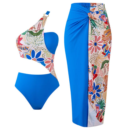 Colorblock One-Piece Swimsuit