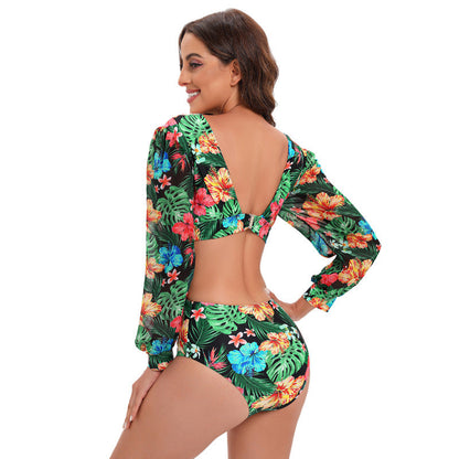 Open Back Maxi One-Piece Swimsuit