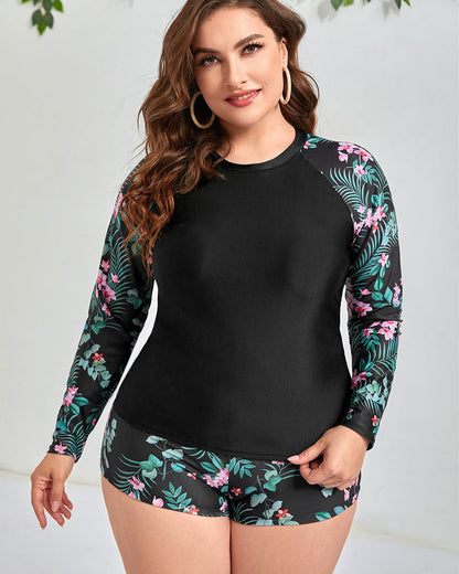 Plus Size One-Piece Swimsuit