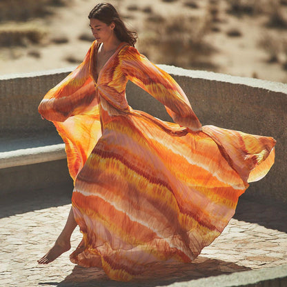 Maxi Halterneck One-Piece Swimsuit