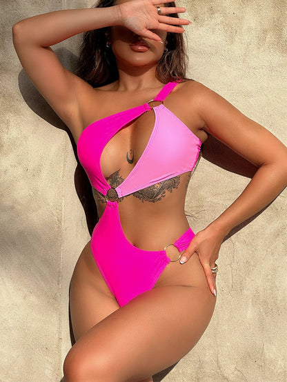 Colorblock One-Piece Swimsuit