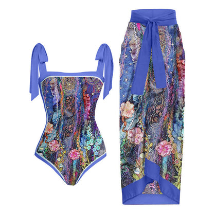 Multicolor One-Piece Swimsuit