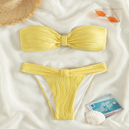 Classic Slit One-Piece Swimsuit