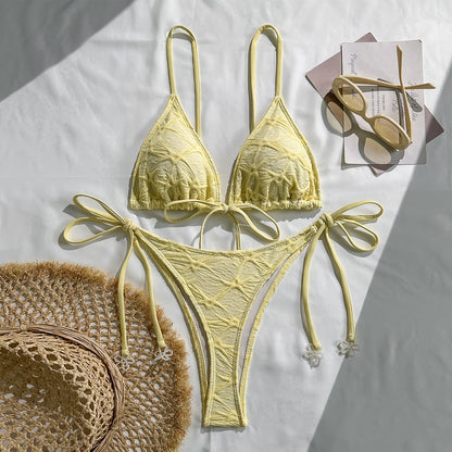 Halter Lace Cover-Up