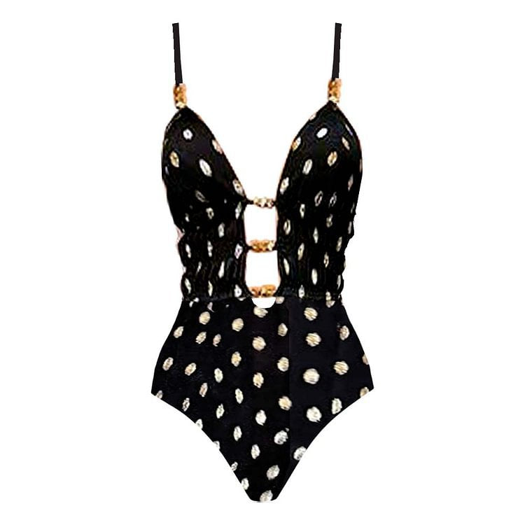 Maxi Halterneck One-Piece Swimsuit