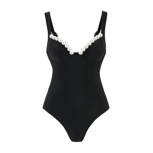 Black One-Piece Swimsuit