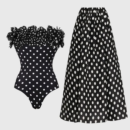 Polka Dot One-Piece Swimsuit