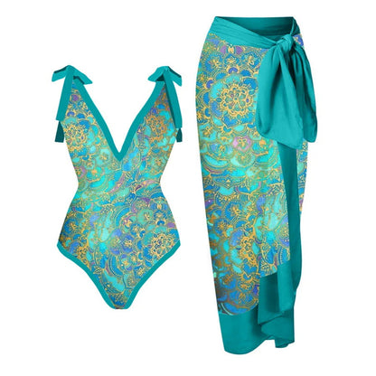 Multicolor One-Piece Swimsuit