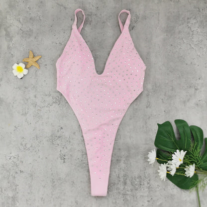 Open Back One-Piece Swimsuit
