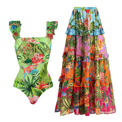 French One-Piece Swimsuit