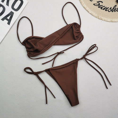 Multicolor Bikini Set