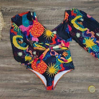 Maxi Slit Bikini Set
